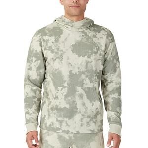 FILA Markith Pelican Mens Hoodie Sweatshirt Long Sleeve Tie Dye Gray Cream LG